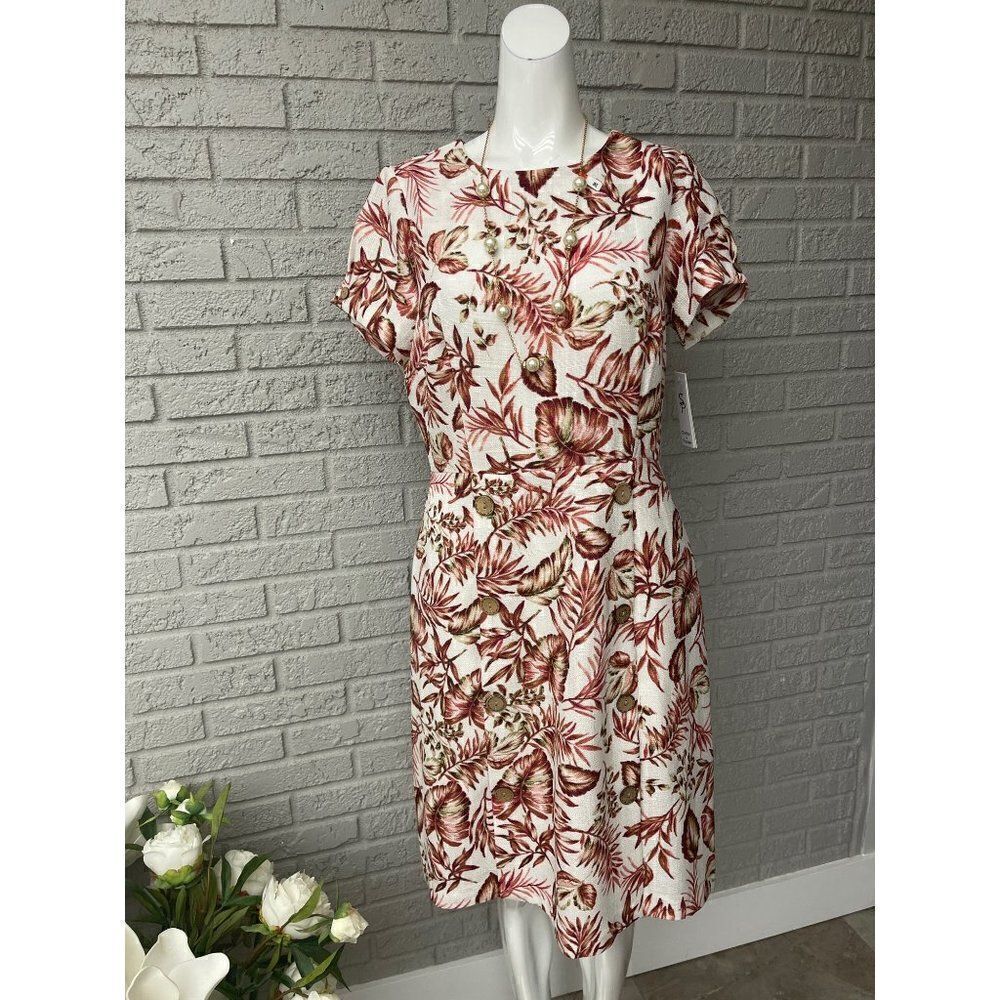 Shelby & Palmer Floral Print Sheath Dress Size 6 NWT